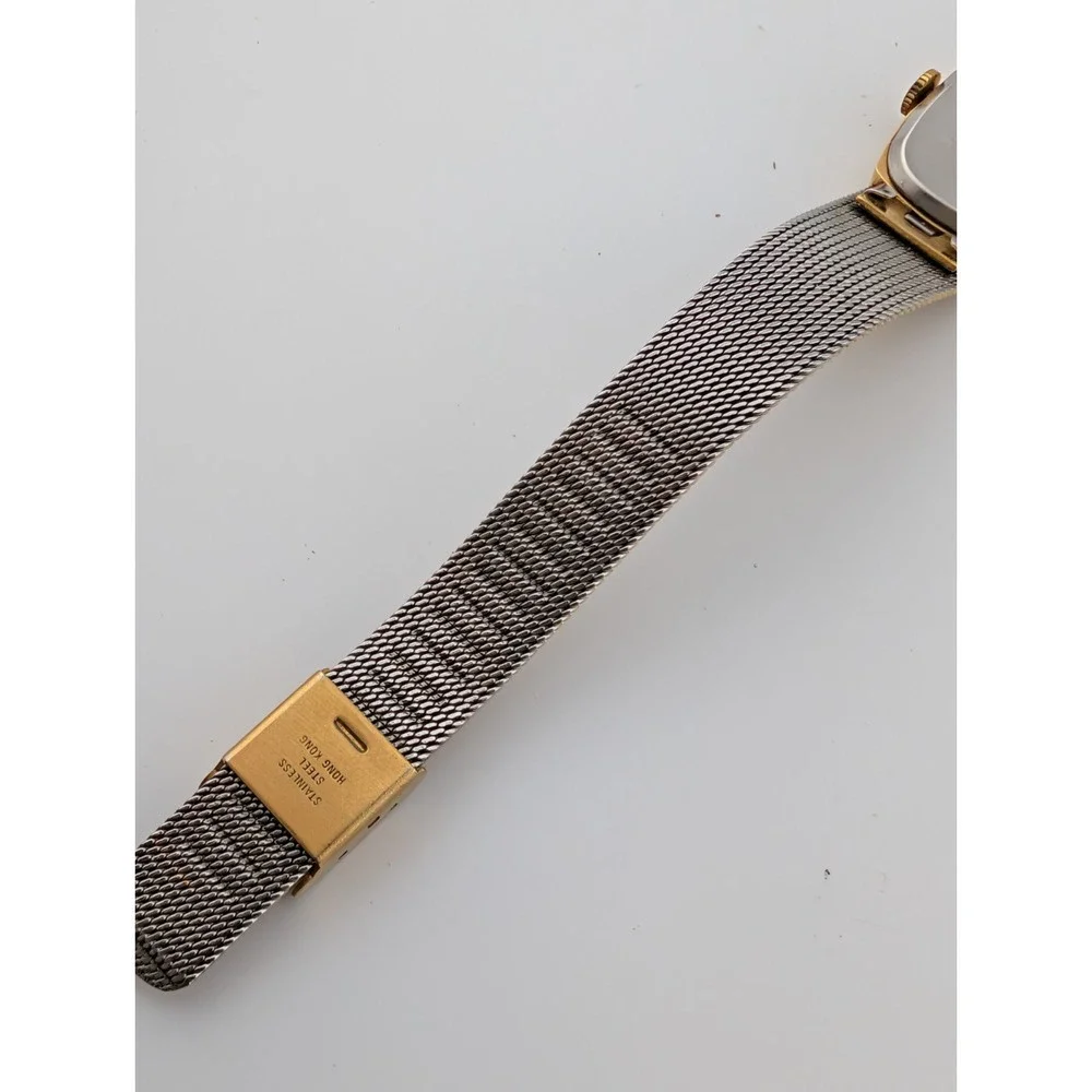 Vintage Timex Mechanical Watch‎ Women 19mm Case Mesh Metal Band- Working